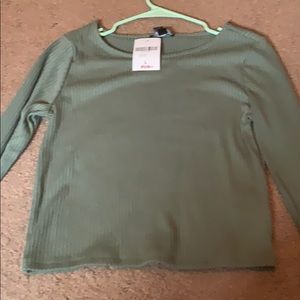 Large forever 21 ribbed top